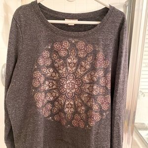 Style and Company Long Sleeve Shirt. XL